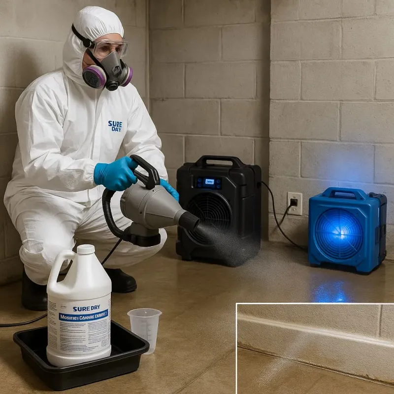 Sanitization and Odor Removal process in Eastwood, LA