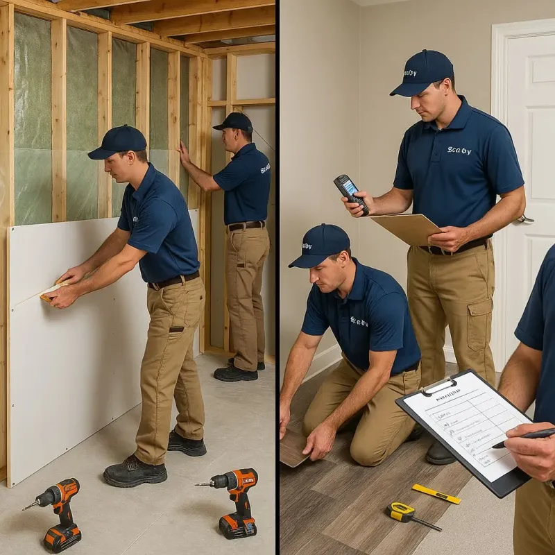 Repairs and Reconstruction process in Eastwood, LA